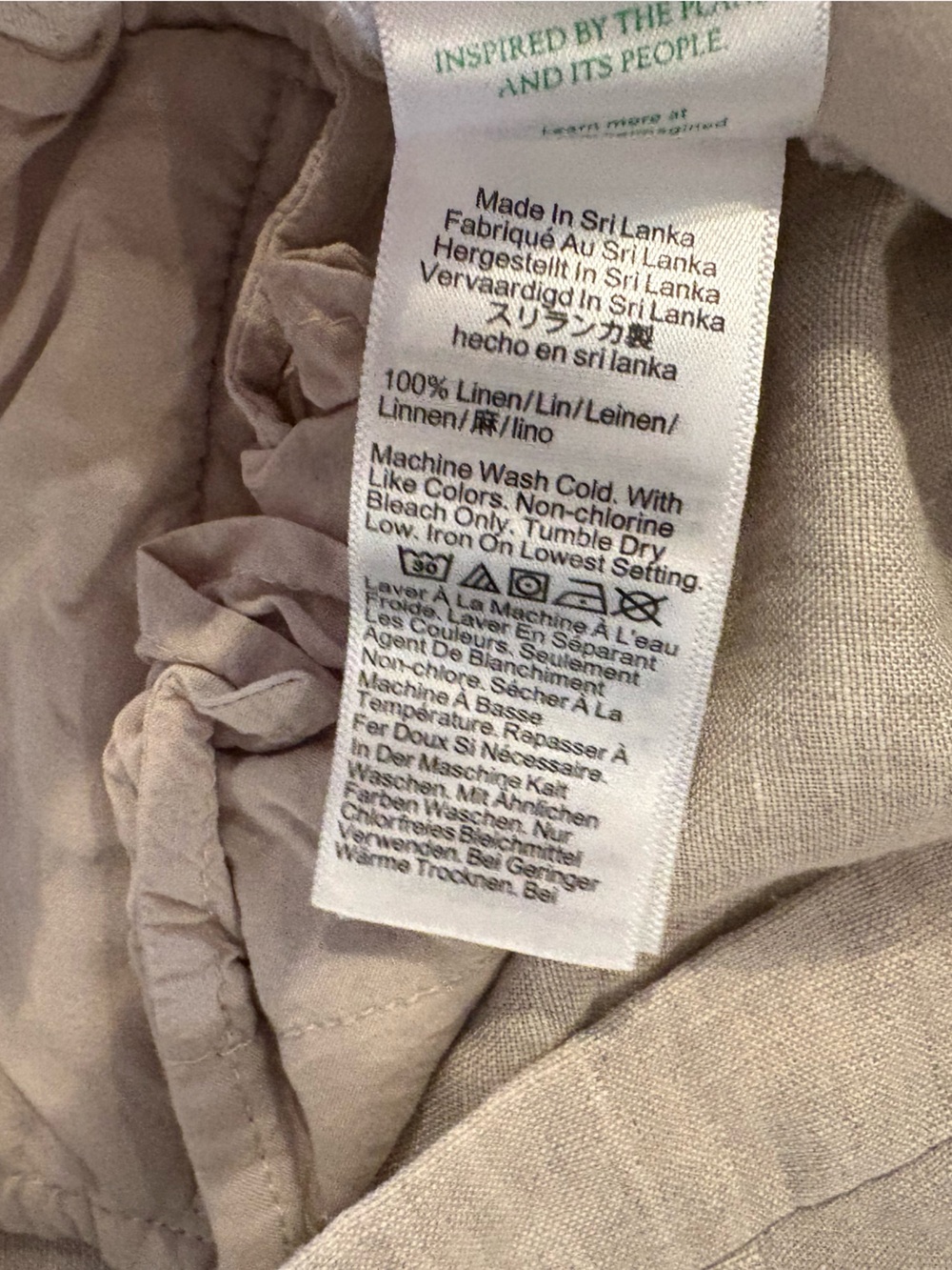 J.Crew || Essential Wide-Leg Linen Pant in Flax Tan Beige 12 Tall - Picture 7 of 10